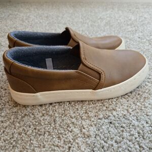 Boys' Brown Slip-On Shoes Size 1